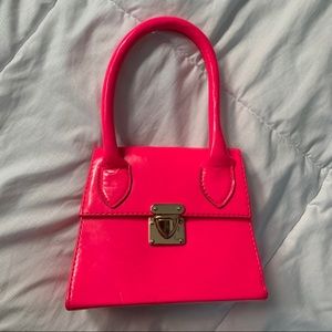 Neon Pink Purse